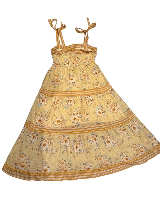 💜5/$50💜 Sweet Wanderer Floral Mustard Midi Dress - Picture 9 of 10